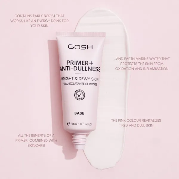 Gosh Primer+ podkladová báza rozjasňovač 30ml 1ks