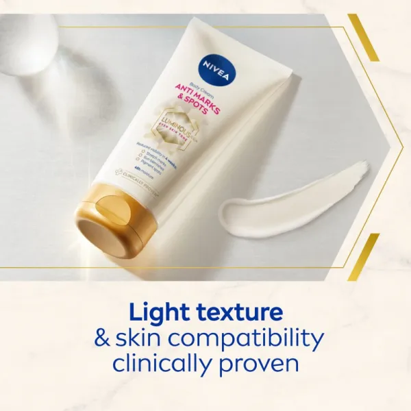NIVEA Luminous 630 výživný telový krém proti striám 200 ml