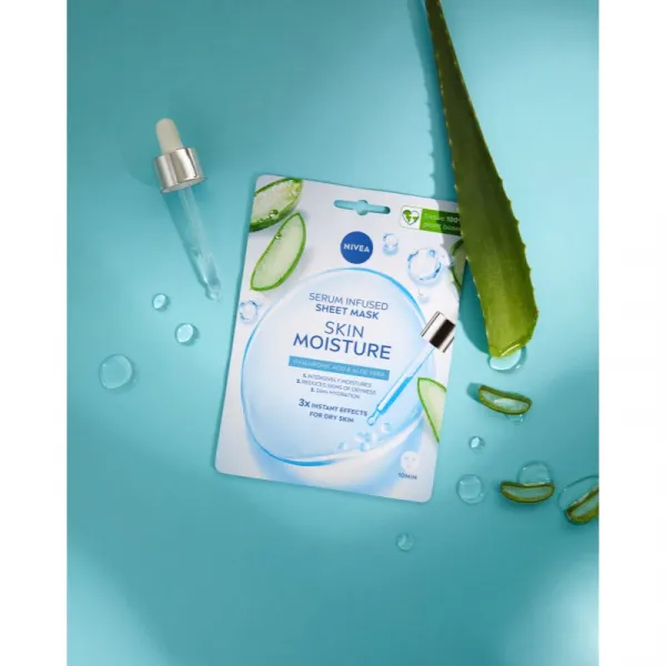 NIVEA Skin Moisture hydratačná plátienková maska 1 ks