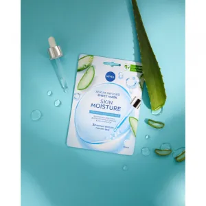 NIVEA Skin Moisture hydratačná plátienková maska 1 ks