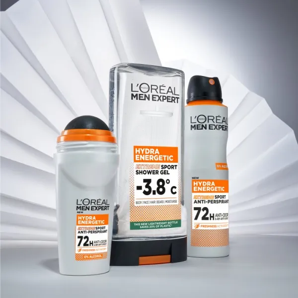 L’Oréal Paris Men Expert Hydra Energetic antiperspirant v spreji proti zápachu a poteniu 150 ml