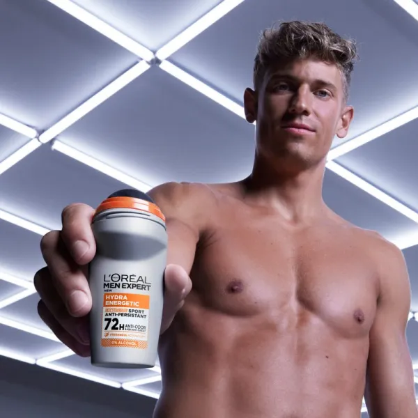L’Oréal Paris Men Expert Hydra Energetic antiperspirant roll-on proti zápachu a poteniu 50 ml