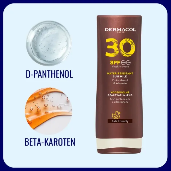 Dermacol Sun Water Resistant vodeodolné mlieko na opaľovanie SPF 30 200 ml