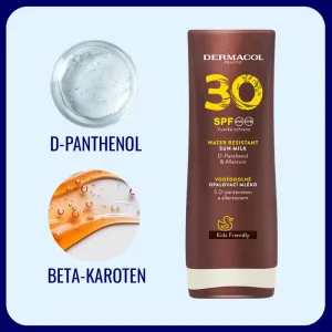 Dermacol Sun Water Resistant vodeodolné mlieko na opaľovanie SPF 30 200 ml