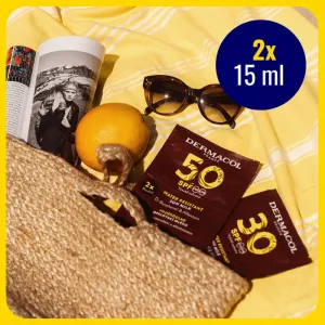 Dermacol Sun Water Resistant vodeodolné mlieko na opaľovanie SPF 50 2x15 ml