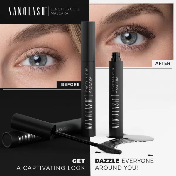 Nanolash Length & Curl Mascara Predlžujúca a spevňujúca riasenka 10 ml