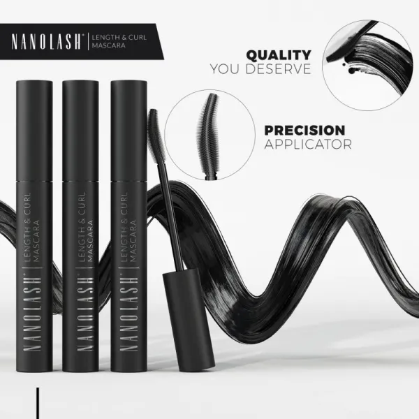 Nanolash Length & Curl Mascara Predlžujúca a spevňujúca riasenka 10 ml