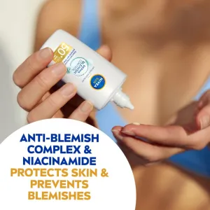 Nivea SUN Derma Skin Clear pleťový krém na opaľovanie pre pleť s nedokonalosťami SPF 50+ 40 ml
