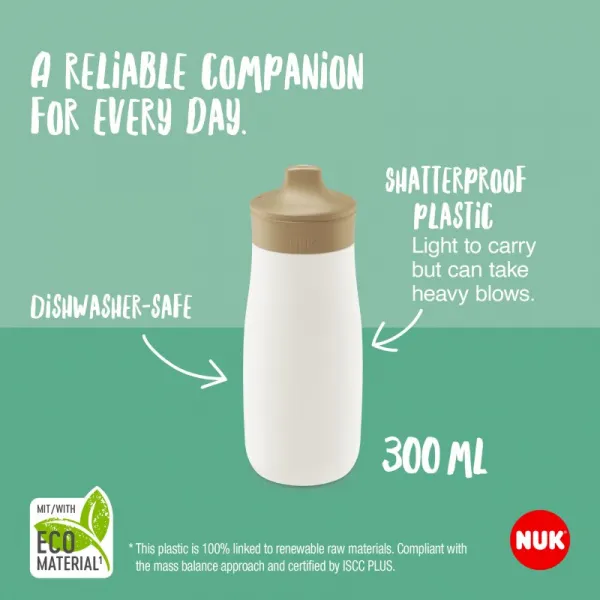 Detská fľaša NUK Mini-Me PP Sip 300 ml (9+ m.) pink