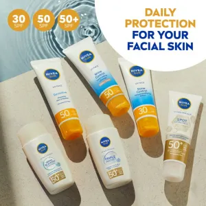 Nivea SUN Derma Skin Clear pleťový krém na opaľovanie pre pleť s nedokonalosťami SPF 50+ 40 ml