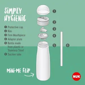Detská fľaša NUK Mini-Me Flip 450 ml (12+ m.) green