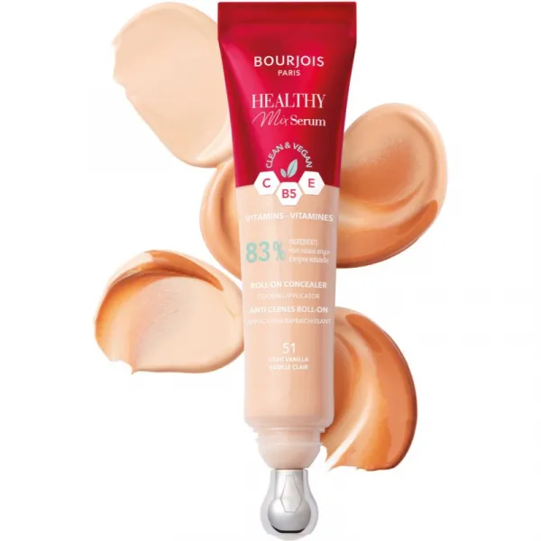 Bourjois Healthy Mix Serum hydratačný korektor na tvár a očné okolie odtieň 52 Beige 13 ml