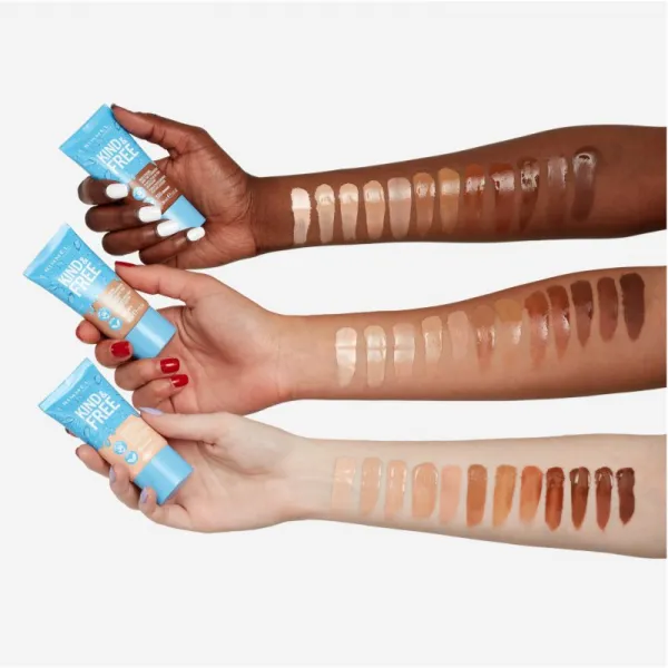 Rimmel Kind & Free ľahký hydratačný make-up odtieň 001 Fair Porcelain 30 ml