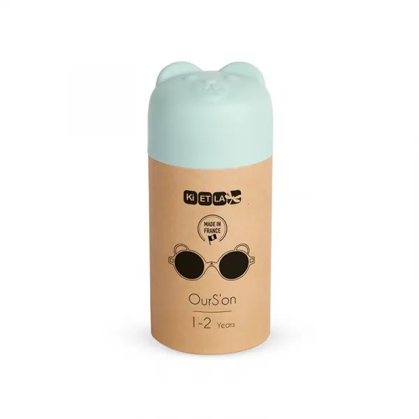 KiETLA Ours'on 24-48 months slnečné okuliare pre deti Almond Green 1 ks