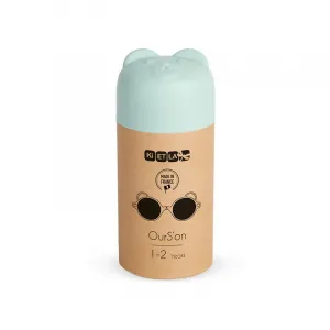 KiETLA Ours'on 24-48 months slnečné okuliare pre deti Almond Green 1 ks