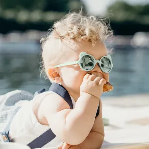 KiETLA Ours'on 12-24 months slnečné okuliare pre deti Almond Green 1 ks