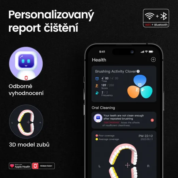 Oclean Elektrická zubná kefka X Ultra S (mentolová)
