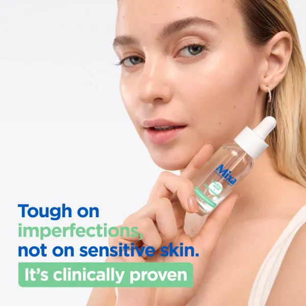 MIXA Sensitive Skin Expert sérum pre problematickú pleť, akné 30 ml