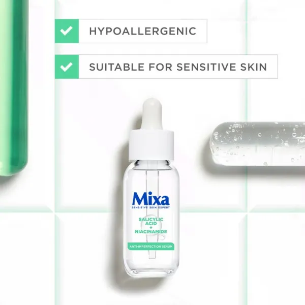 MIXA Sensitive Skin Expert sérum pre problematickú pleť, akné 30 ml