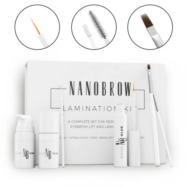Nanobrow Lamination Kit Profesionálna súprava na lifting a lamináciu obočia