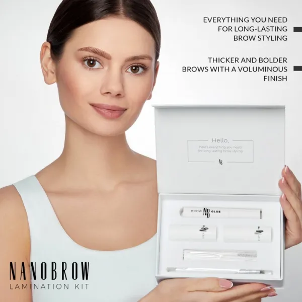 Nanobrow Lamination Kit Profesionálna súprava na lifting a lamináciu obočia