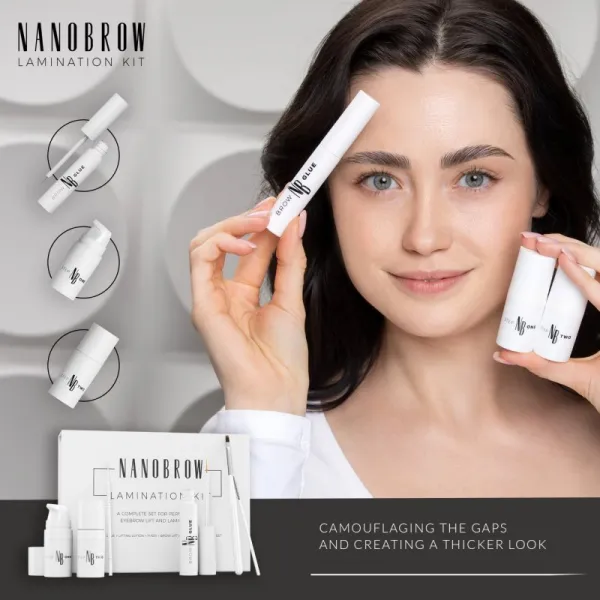 Nanobrow Lamination Kit Profesionálna súprava na lifting a lamináciu obočia