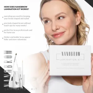 Nanobrow Lamination Kit Profesionálna súprava na lifting a lamináciu obočia