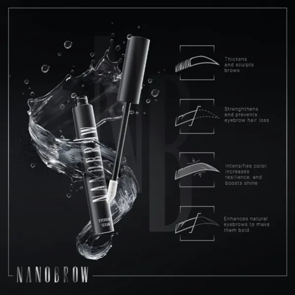 Nanobrow Eyebrow Serum Profesionálne sérum na obočie 5 ml
