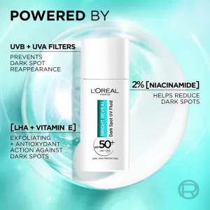L’Oréal Paris Bright Reveal tekutina proti pigmentovým škvrnám SPF 50+ 50 ml