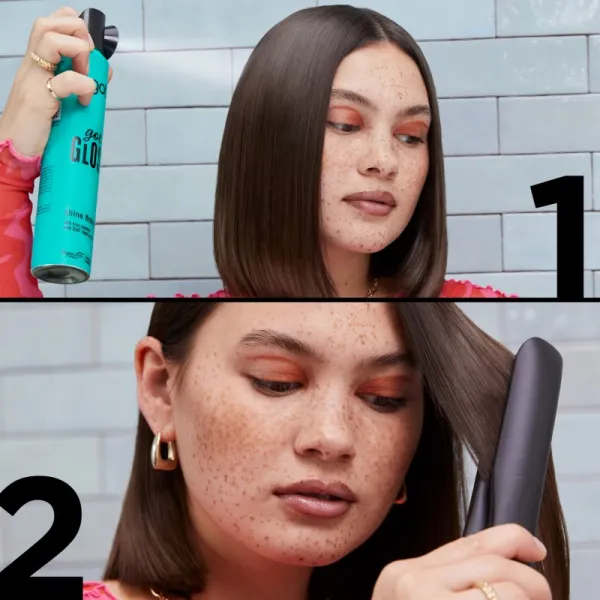 got2b got Gloss Shine Finish sprej na ochranu vlasov pred teplom na lesk a hebkosť vlasov 200 ml