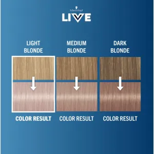 Schwarzkopf LIVE Lightener & Twist permanentná farba na vlasy na zosvetlenie vlasov odtieň 104 Cool Lilac 1 ks