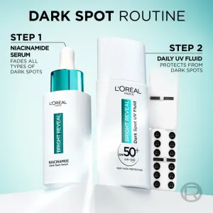 L’Oréal Paris Bright Reveal tekutina proti pigmentovým škvrnám SPF 50+ 50 ml
