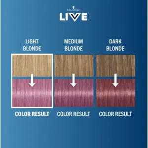 Schwarzkopf LIVE Lightener & Twist permanentná farba na vlasy na zosvetlenie vlasov odtieň 105 Purple Rosé Gold 1 ks