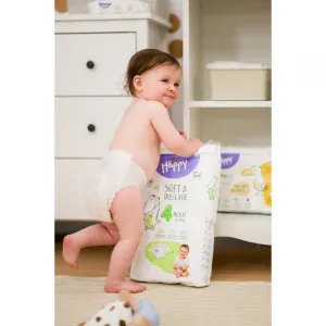 BELLA Baby Happy Soft&Delicate Size 4 Maxi jednorazové plienky 8-14 kg 62 ks