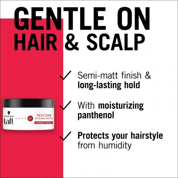 Schwarzkopf Taft Texture stylingová pasta pre flexibilné spevnenie 100 ml