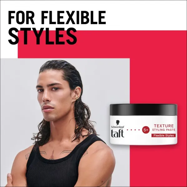 Schwarzkopf Taft Texture stylingová pasta pre flexibilné spevnenie 100 ml