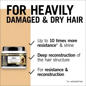 Schwarzkopf Gliss Regeneračná vlasová maska 4 v 1 vytvárajúca väzby 400 ml