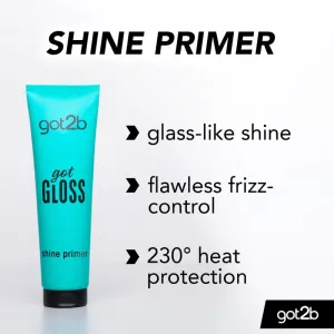 got2b got Gloss Shine Primer uhladzujúci krém pre tepelnú úpravu vlasov 150 ml