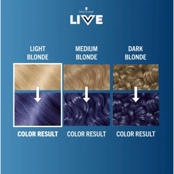 Schwarzkopf LIVE Intense Colour permanentná farba na vlasy odtieň 059 Blue Berry 1 ks