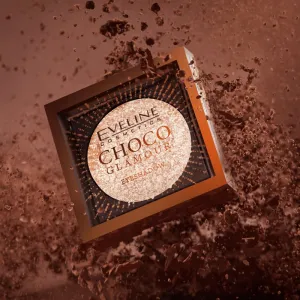 Eveline Cosmetics Choco Glamour lesklé očné tiene 3,5 g
