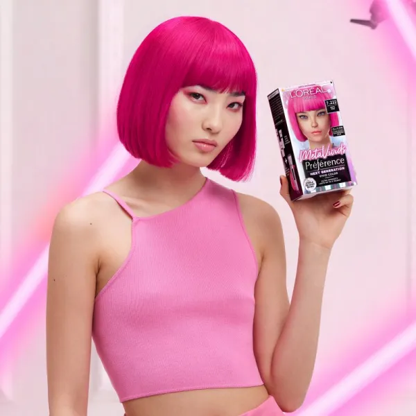 L’Oréal Paris Préférence Meta Vivids semi-permanentná farba odtieň 7.222 Meta Pink 1 ks
