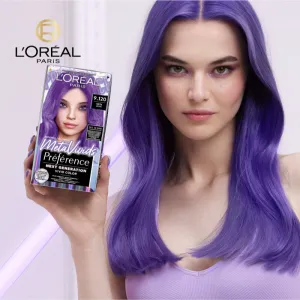 L’Oréal Paris Préférence Meta Vivids semi-permanentná farba odtieň 9.120 Meta Lilac 1 ks