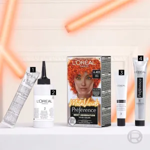 L’Oréal Paris Préférence Meta Vivids semi-permanentná farba odtieň 6.403 Meta Coral 1 ks