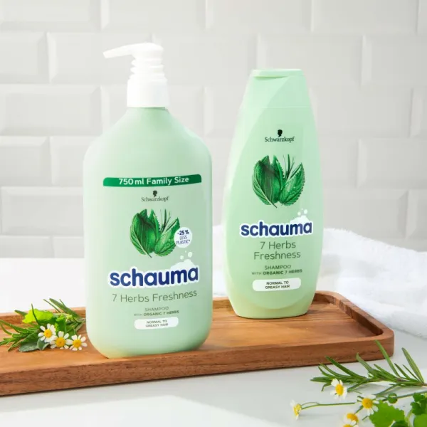 Schauma 7 Herbs Freshness Šampón 400 ml