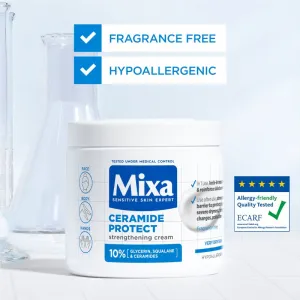 MIXA Ceramide Protect regeneračný telový krém pre citlivú pokožku 400 ml