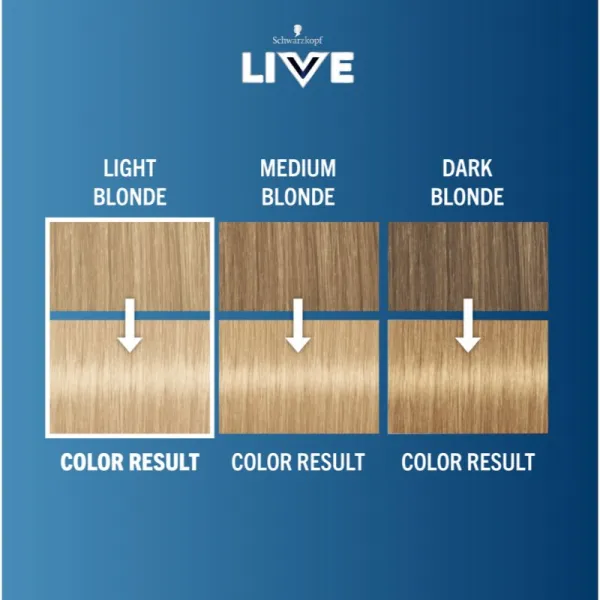 Schwarzkopf LIVE Intense Colour permanentná farba na vlasy odtieň B10 Cool Blonde 1 ks
