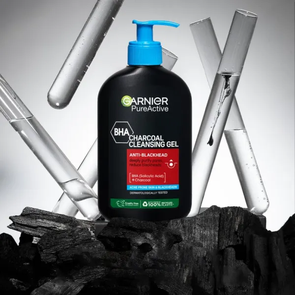Garnier Charcoal čistiaci gél 250ml 1ks