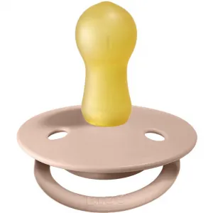 BIBS De Lux Natural Rubber Size 2: 6+ months cumlík Woodchuck / Blush 2 ks