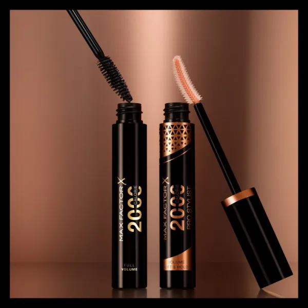 Max Factor 2000 Calorie Pro Stylist riasenka pre objem a natočenie rias odtieň Black 9 ml