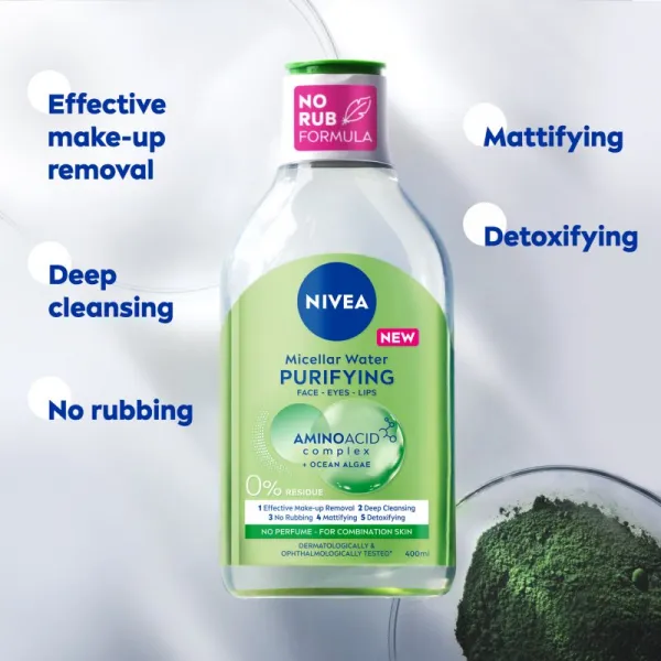Nivea Purifying čistiaca micelárna voda 400 ml
